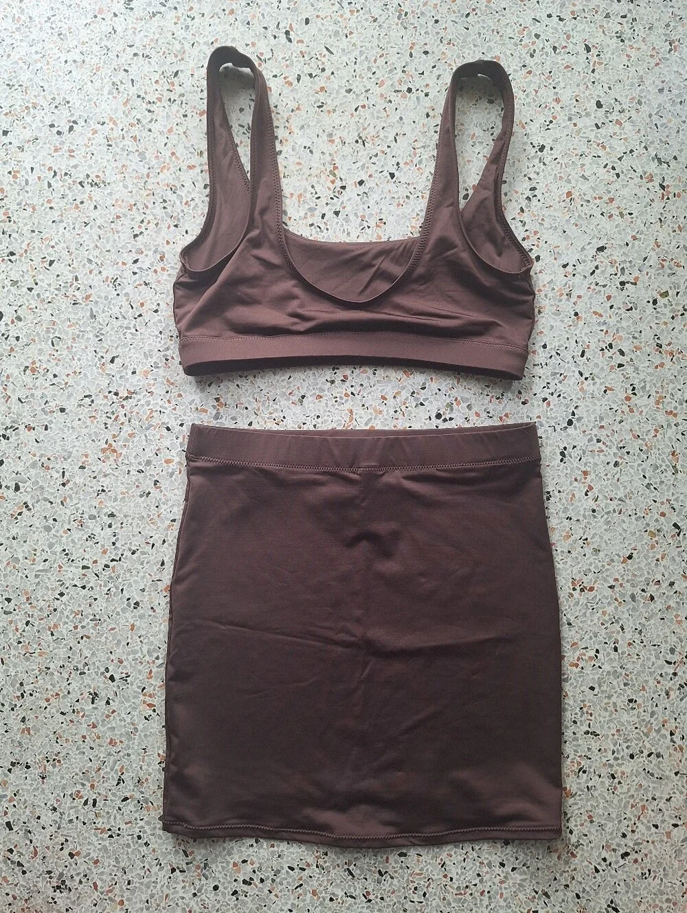 SKIMS Signature Swim Tank & SKIMS Tube Skirt